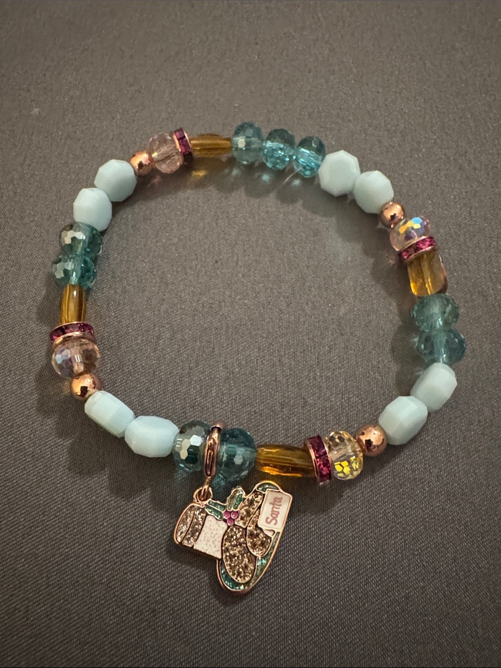 Bomb Party Beaded Stretch Bracelet